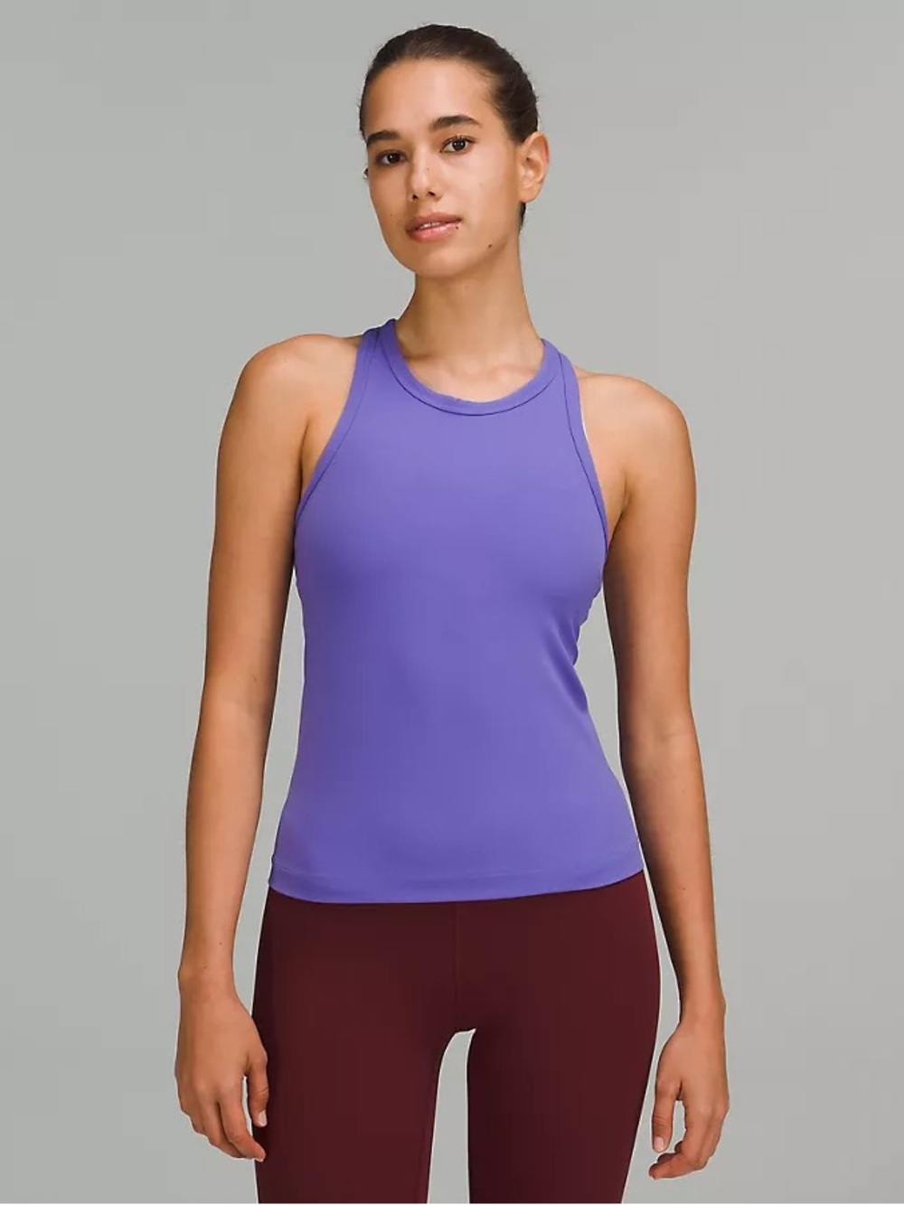 lululemon athletica Align hip length Purple Racerback Tank